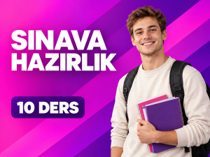 SINAV HAZIRLIK ÖZEL DERSLERİ - Midi Paket (10 ders)
